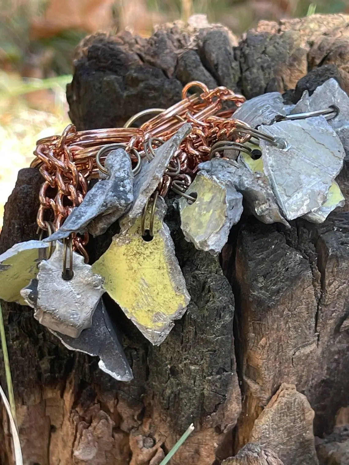 Missile Fragment Keychain – Handmade Ukraine Relic, Authentic Rocket Shard, Symbol of Strength & Resilience, Unique Gift for Men