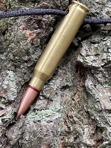 Bullet Necklace  Real Deactivated Cartridge Pendant  Handmade Symbolic Necklace from Ukraine  Military Keepsake Jewelry
